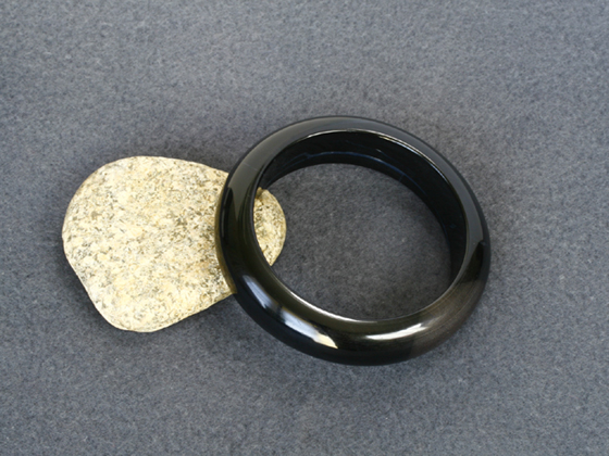 木化石（珪化木）バングル005_62mm