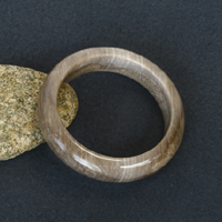 木化石（珪化木）バングル017_60mm